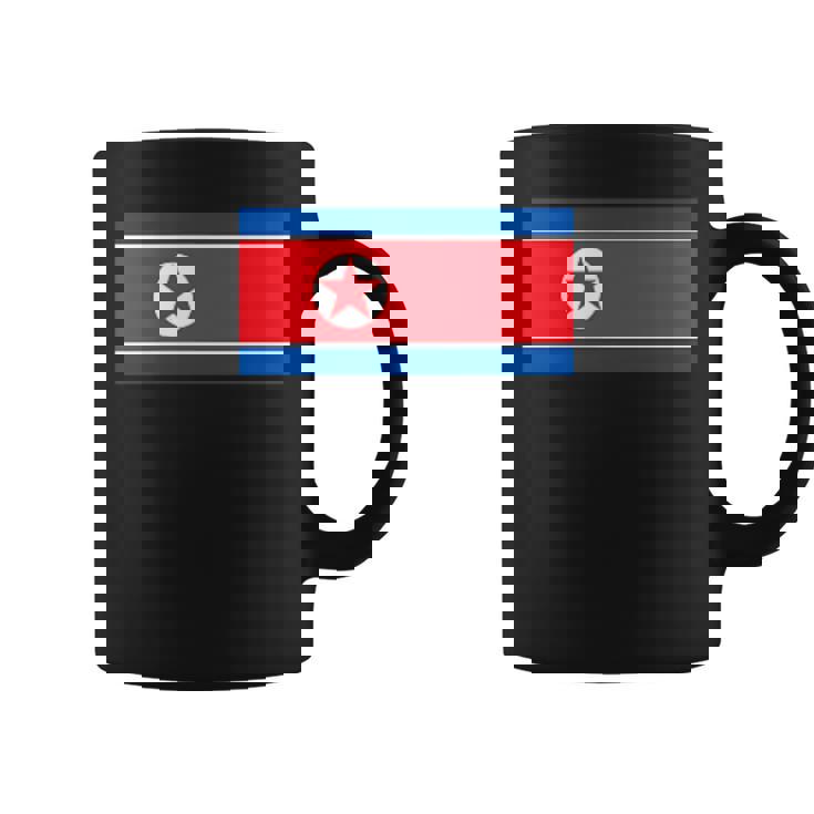 北朝鮮旗北朝鮮ピョンヤン。 コーヒーマグ