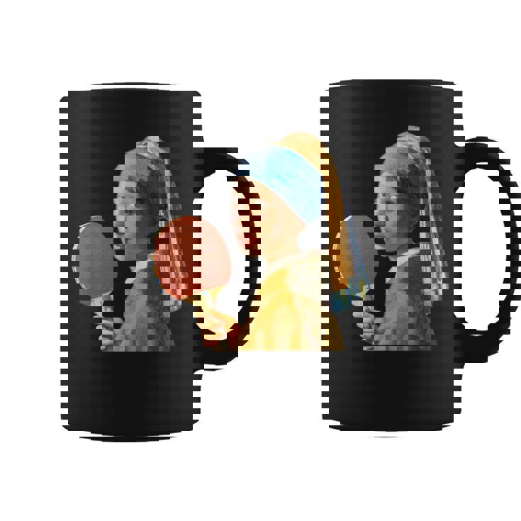 卓球 面白いtシャツ ボール ピンポン おもしろ 服 ネタ メンズ 卓球部 おもしろグッズ 大人 子供 コーヒーマグ