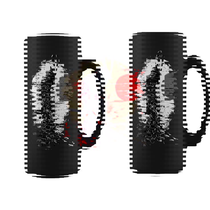 古代 日本 武士 武道 レトロ ヴィンテージ コーヒーマグ