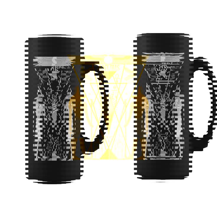 古代エジプトの神アヌビス ケメティックネーターアンプ コーヒーマグ