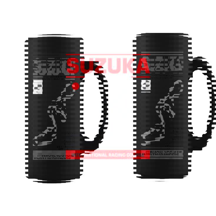 名サーキット概要 鈴鹿トラックレースファンカーレース コーヒーマグ