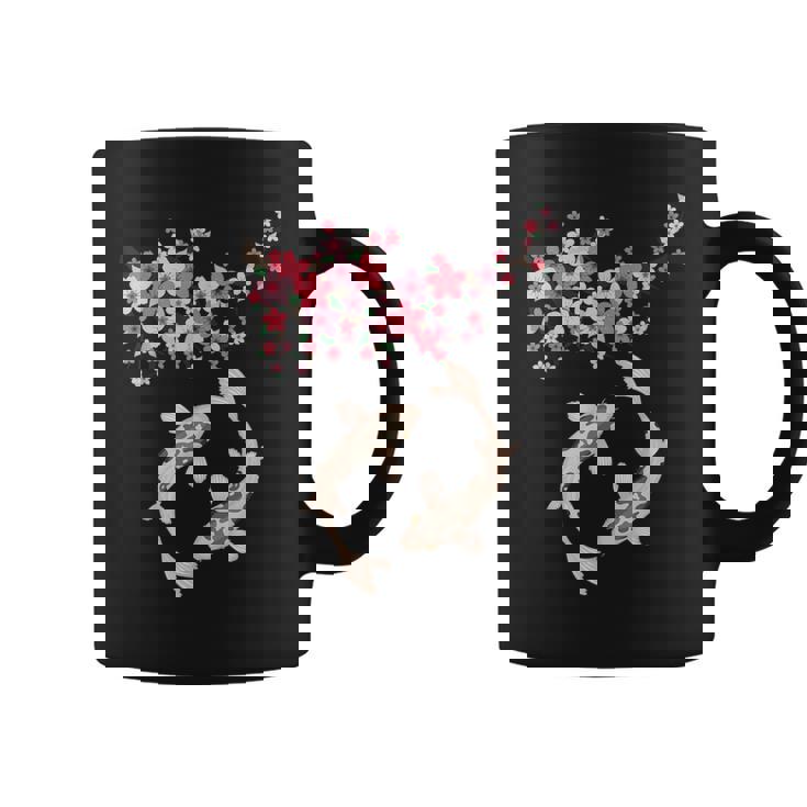 和鯉 鯉 錦鯉 魚 桜 男性 女性 コーヒーマグ