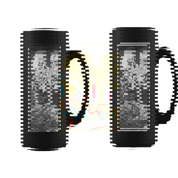 善知鳥安方忠義伝 歌川国芳 国芳スケルトンスペクター日本の浮世絵アートプリント コーヒーマグ