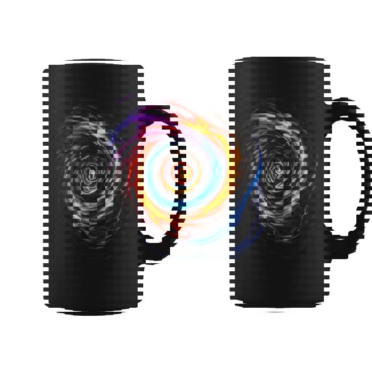 回転するレインボーフレームワールプール。 コーヒーマグ