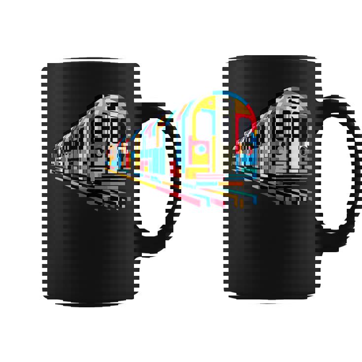 地下鉄 列車 地下鉄 機関車 鉄道愛好家 コーヒーマグ