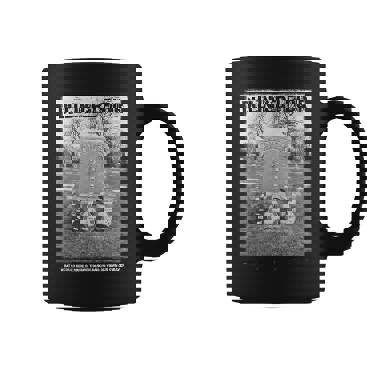 墓石のデザイン。 コーヒーマグ