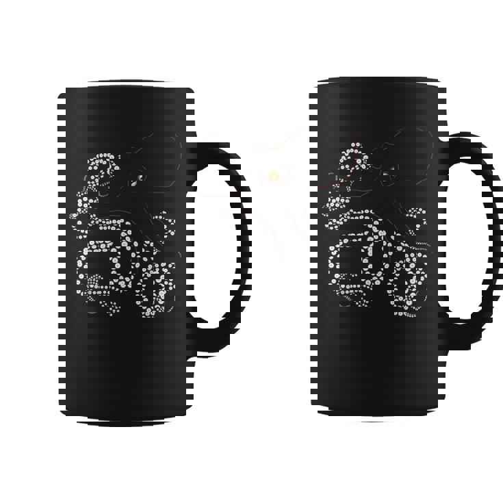 大きなタコ コーヒーマグ