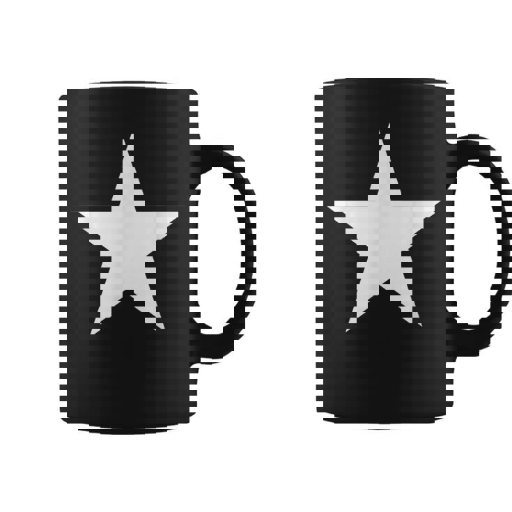 大きな白い星 コーヒーマグ