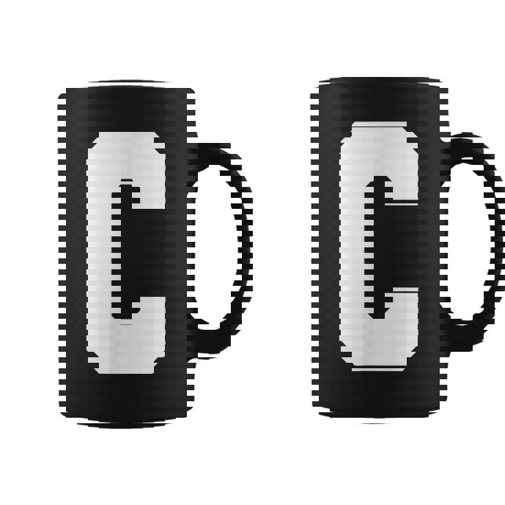 大文字 C アルファベット モノグラム イニシャル コーヒーマグ