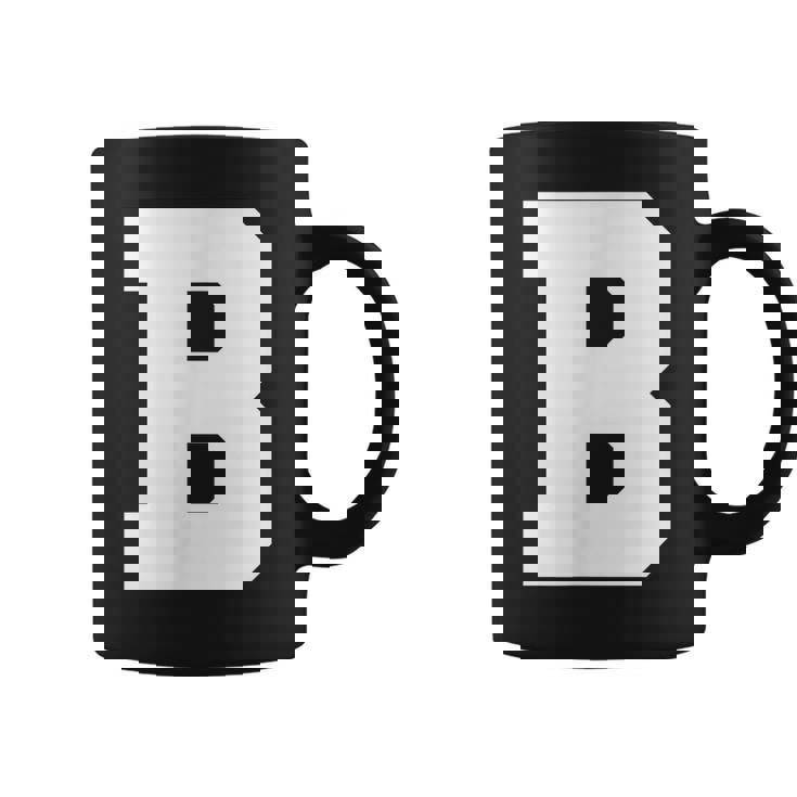大文字b アルファベットモノグラム イニシャル コーヒーマグ