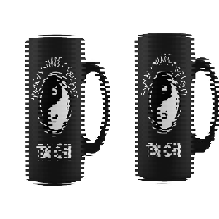 太極拳の心と体の健康のための陰陽師 コーヒーマグ