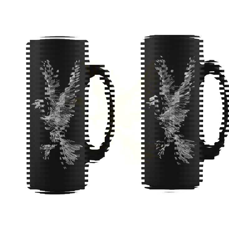 始祖鳥 恐竜 グラフィックアートワーク 始祖鳥 コーヒーマグ