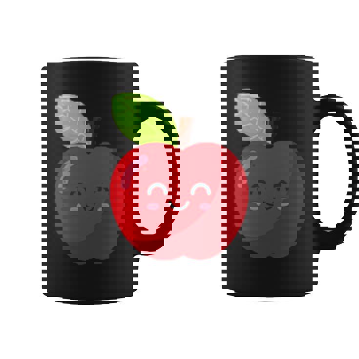 子供、女性、男性向けのミニマルな甘いリンゴ コーヒーマグ