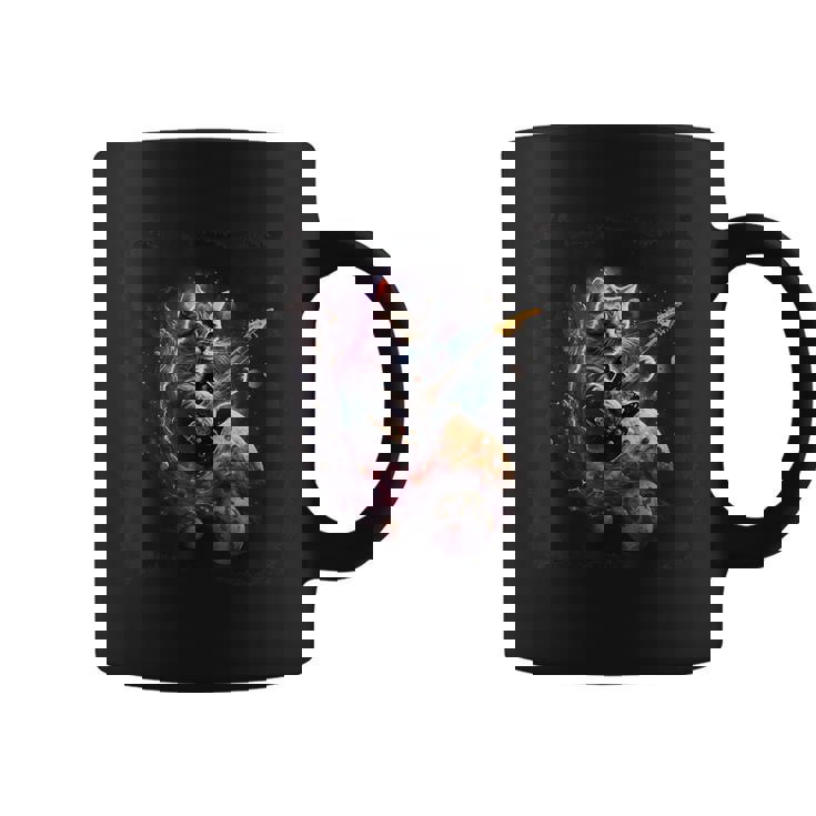 宇宙の猫 スピリット 銀河 ギター サイエンス コーヒーマグ