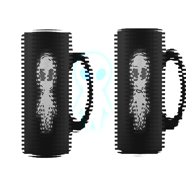 宇宙人 エイリアン『セルフィー』グレイ【ゆるフレンズ】かわいい イラスト 面白い コーヒーマグ