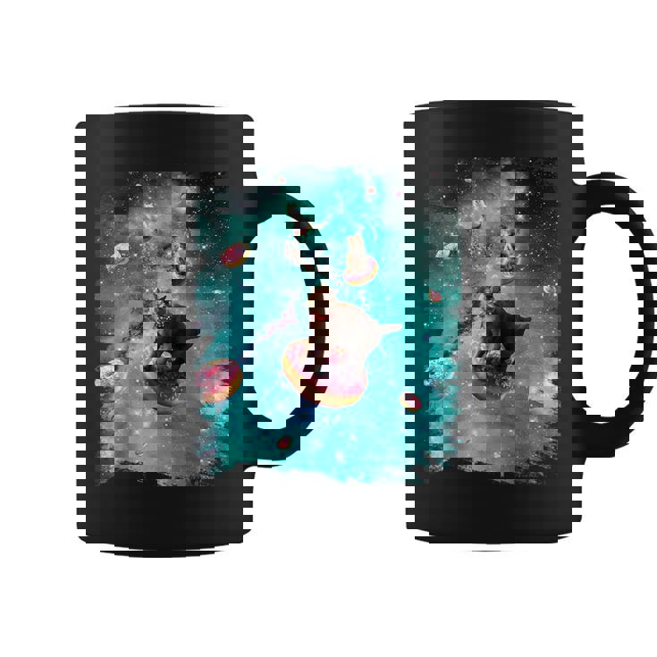 宇宙猫 ドーナツに乗るドーナツ 銀河猫 コーヒーマグ