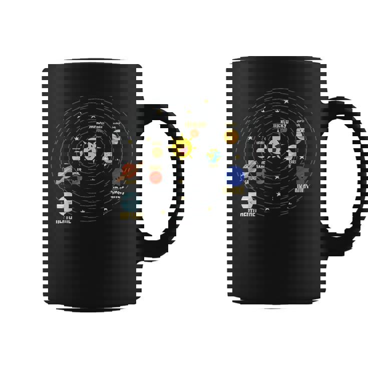 宇宙飛行士 宇宙 惑星 太陽系 コーヒーマグ