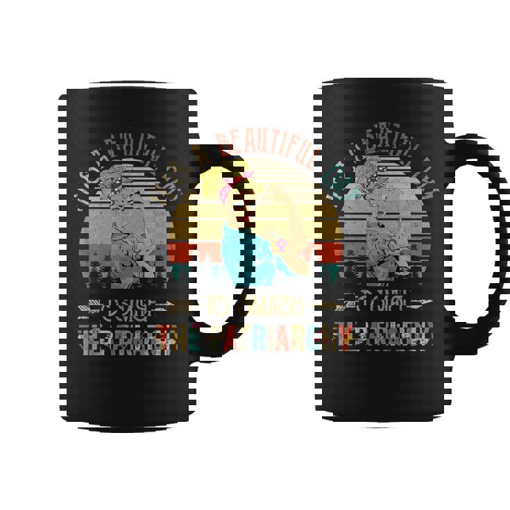 家父長制を打ち砕くには美しい日だ、面白いフェミニズム コーヒーマグ