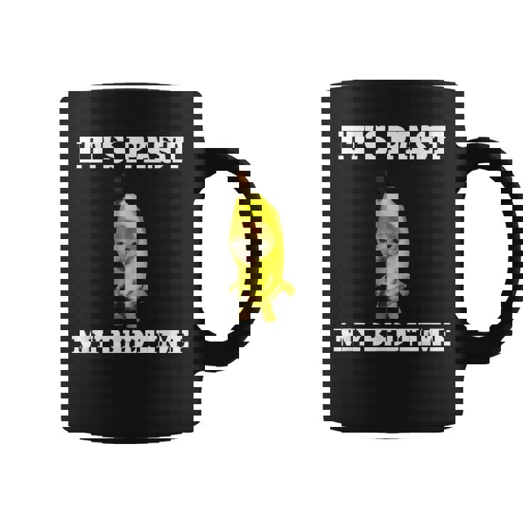 寝る時間が過ぎた面白い猫のミーム コーヒーマグ