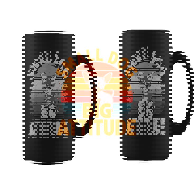 小型犬 大きな態度 レトロ 犬 品種 チワワ コーヒーマグ