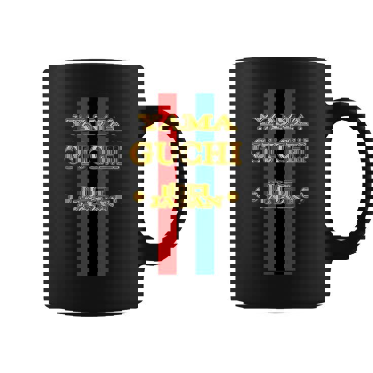 山口 Yamaguchi《フェイクゴールド 金 ロゴ》ブランド パロディ【47都道府県】プレゼント お土産 面白い コーヒーマグ