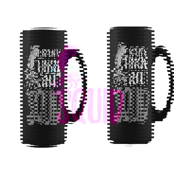 常にイカを考える コーヒーマグ