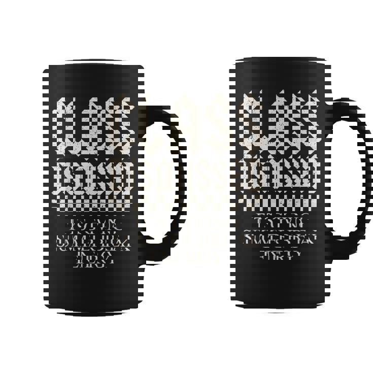 年末の先生は夏休みのエネルギーを与えています コーヒーマグ