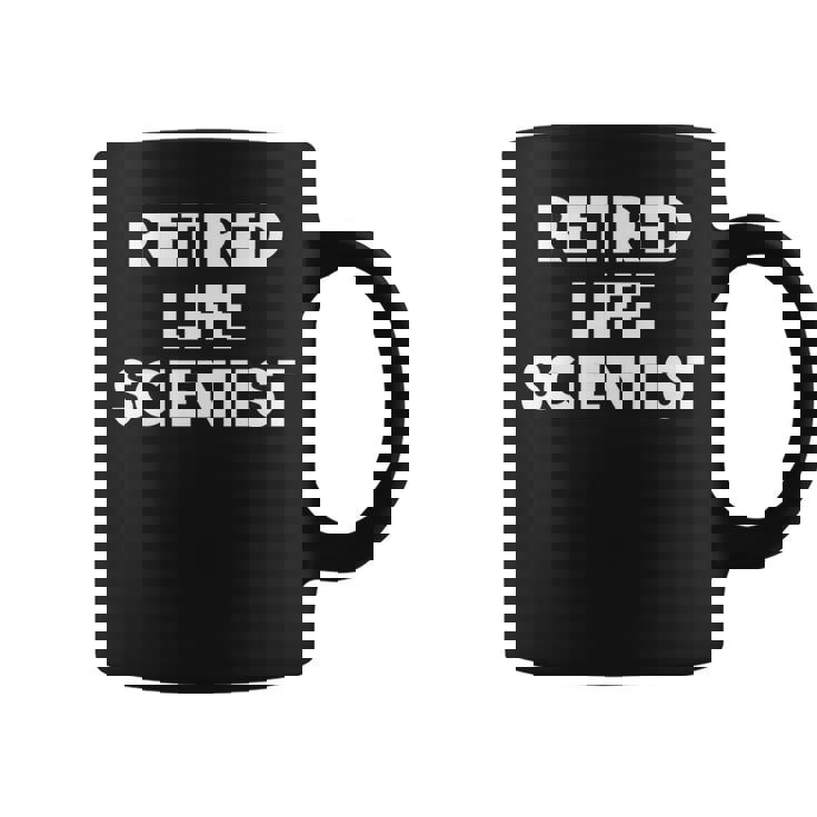 引退した生命科学者 面白い 長袖tシャツ コーヒーマグ