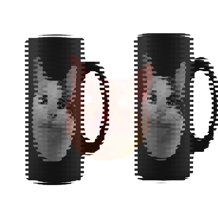 微笑む猫のミームベルーガ コーヒーマグ