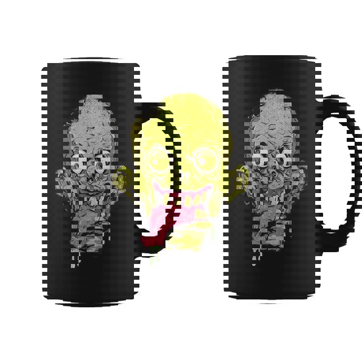 怖いゾンビtシャツハロウィンボーイズキッズフェイスゾンビ コーヒーマグ