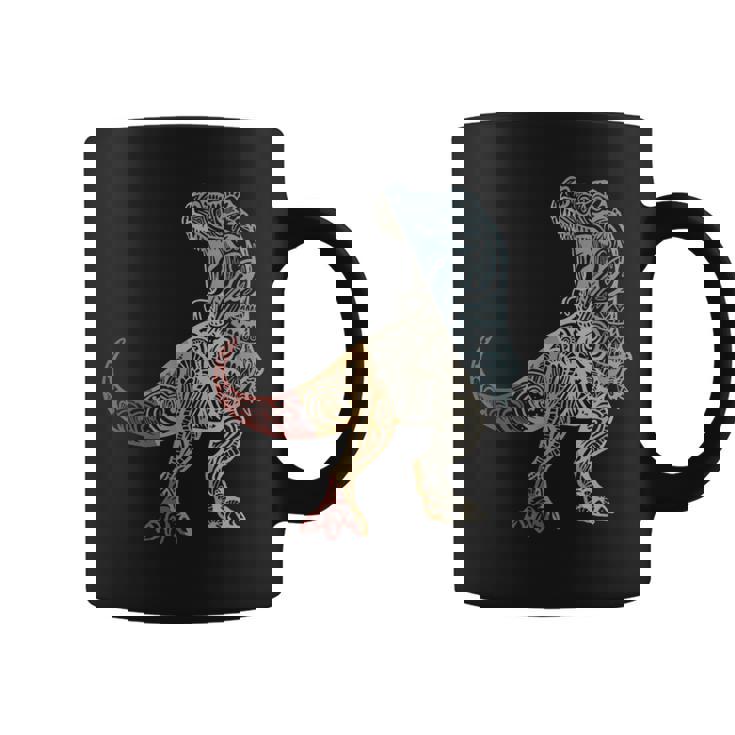 恐竜 レトロスタイル ビンテージ コーヒーマグ