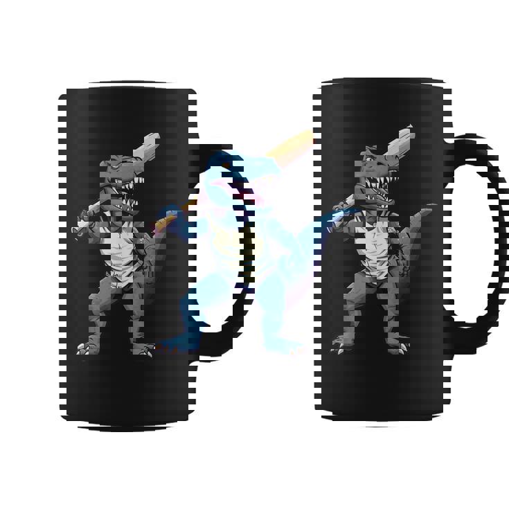 恐竜 野球 シーズン バット ボール パーク トレックス ディノ ホームラン ヒット コーヒーマグ