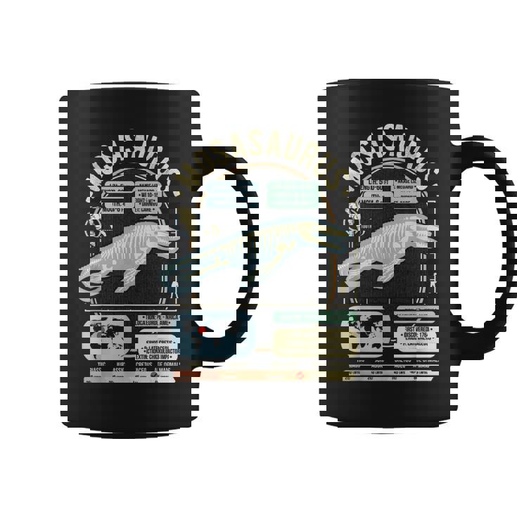 恐竜の事実 モササウルスの科学と解剖学のギフト コーヒーマグ