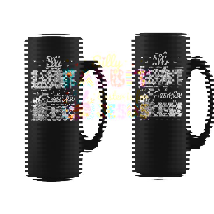 愚かなウサギ イースターはイエスのためです イースターバニー かわいいクリスチャン コーヒーマグ