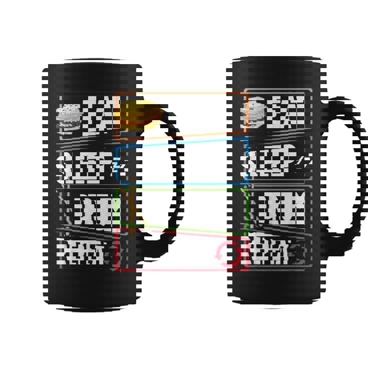 打楽器 ドラム 音楽 ドラマー ミュージシャン プレイヤー コーヒーマグ
