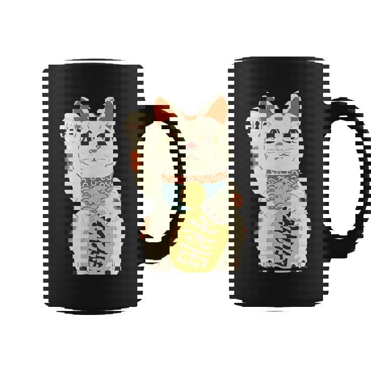 招き猫 日本の招き猫まねき猫日本の幸運猫 コーヒーマグ