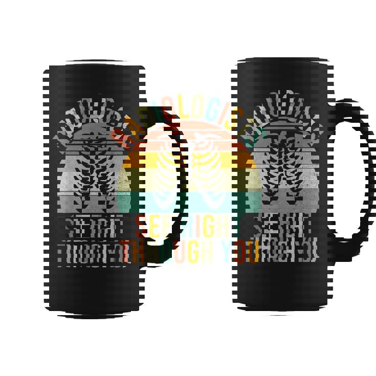 放射線科医があなたを通して見る放射線科 コーヒーマグ