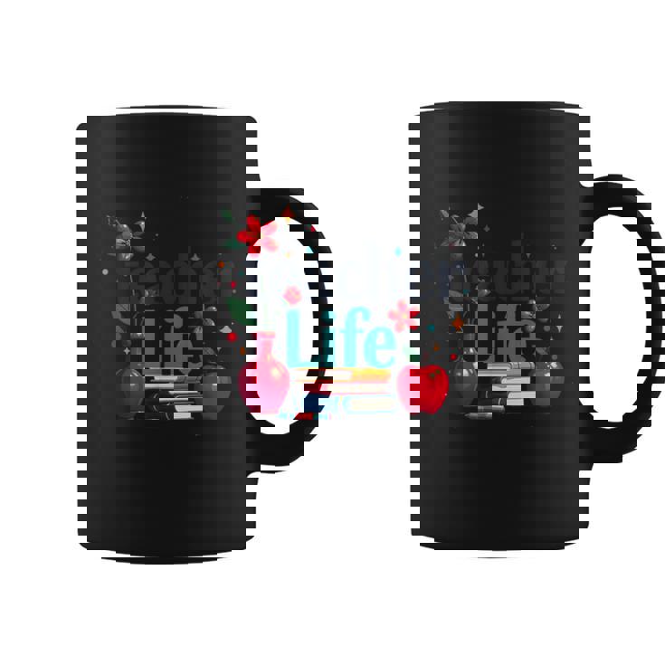教師 生活 花 教室 感謝 教育 コーヒーマグ