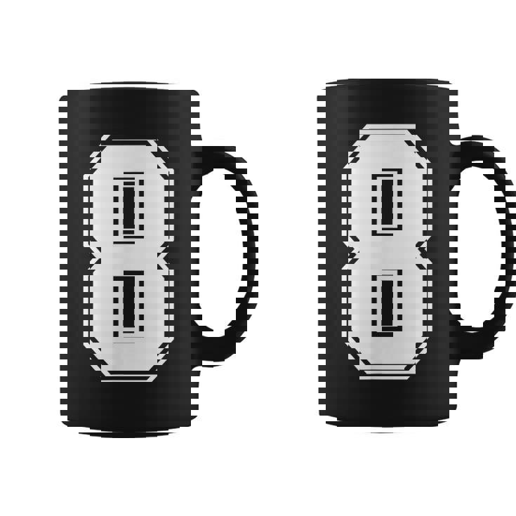 数字 8 スポーツジャージ ラッキーナンバー コーヒーマグ