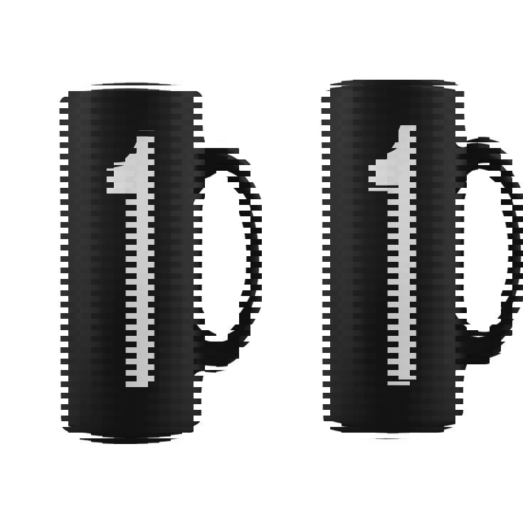 数字アルファベット 1 数字 コーヒーマグ