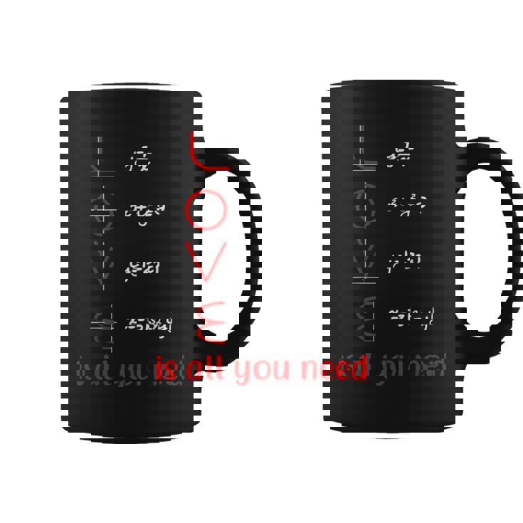 数学 Love Is All You Need グラフ数学教師 コーヒーマグ