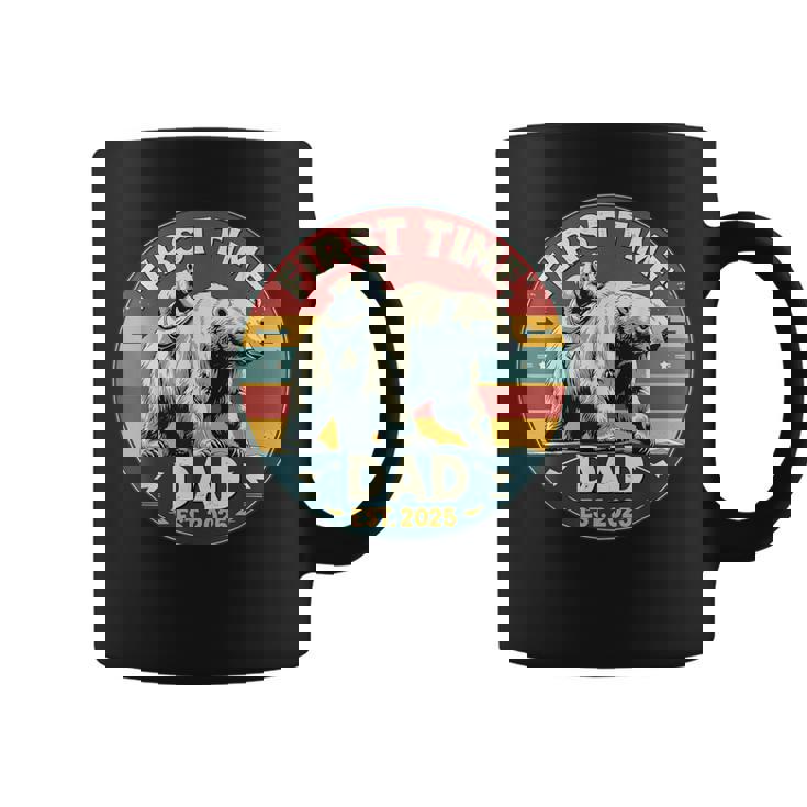 新しいお父さんと赤ちゃん熊の初めての父の日エスト2025 コーヒーマグ