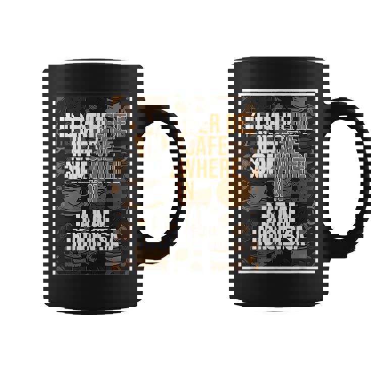 旅行とコーヒー愛好家 バタムインドネシア コーヒーマグ