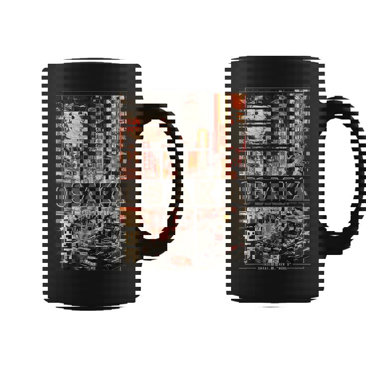 日本 大阪 ヴェイパーウェイヴ 日本語 レトロ な雰囲気 美学 コーヒーマグ