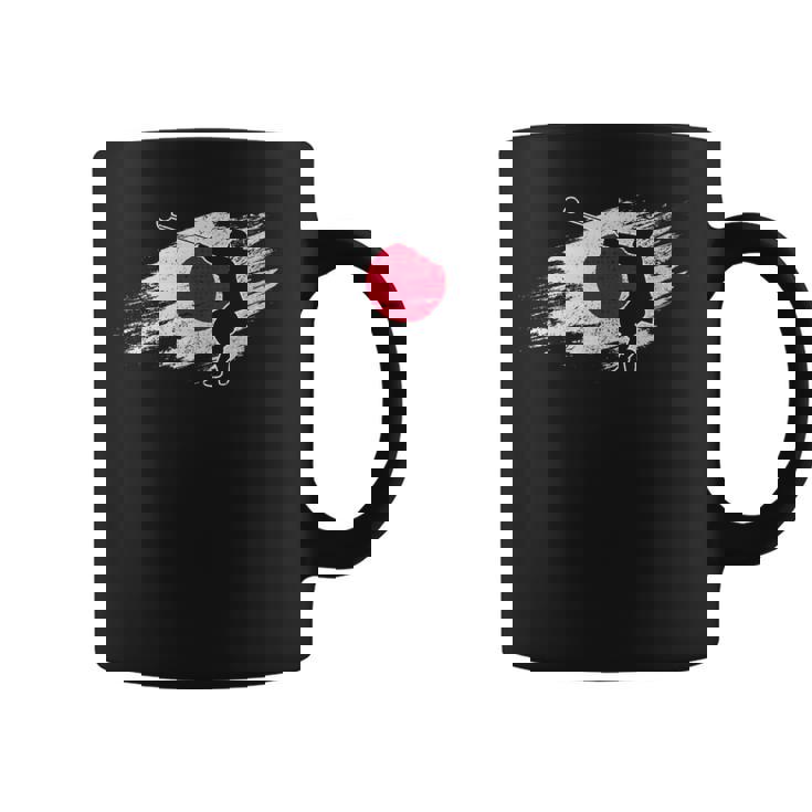 日本 日の丸陸上競技ハンマー投げ コーヒーマグ