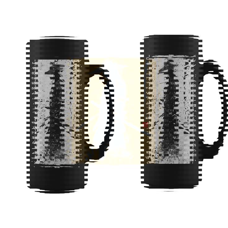 日本 武士 武士 戦闘機 浮世 墨絵 侍 コーヒーマグ