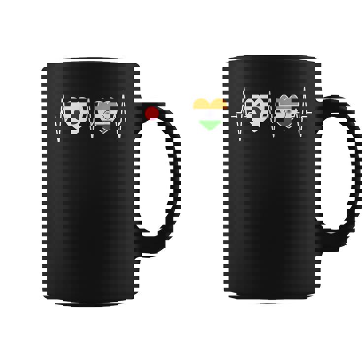 日本とインド インドの国旗 国旗 コーヒーマグ