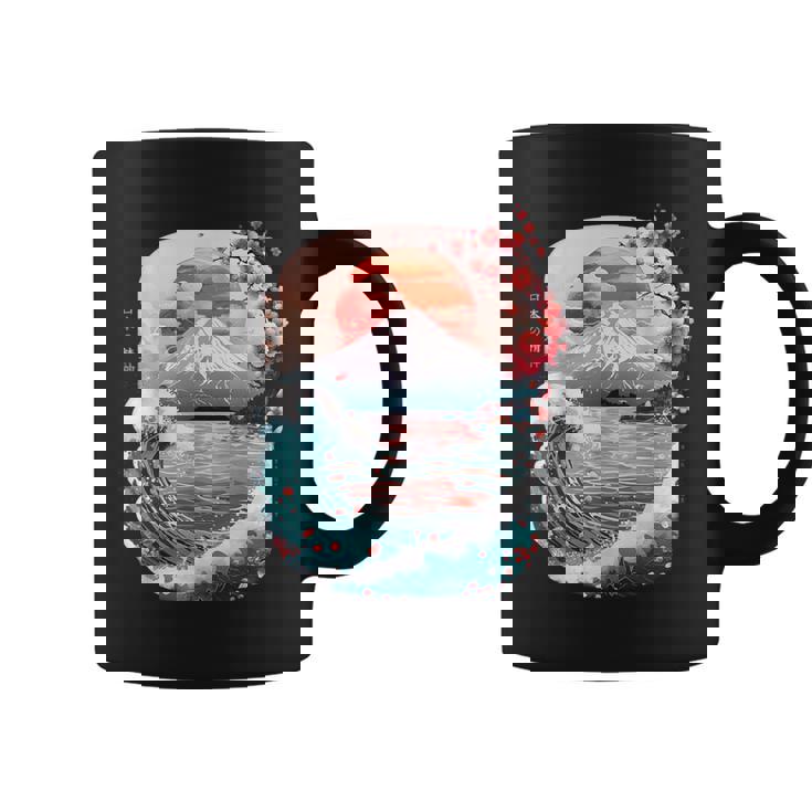 日本の 精神 で 90年代 の レトロ な雰囲気 の ヴェイパーウェイヴ 原宿 の 美学 コーヒーマグ