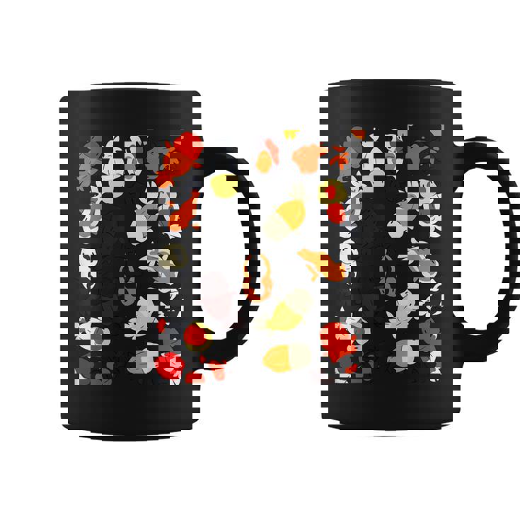 日本のランチュウ 金魚グラフィック コーヒーマグ