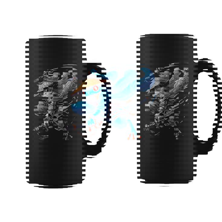 日本の侍カエルの戦士忍者ヴィンテージtシャツ メンズ コーヒーマグ